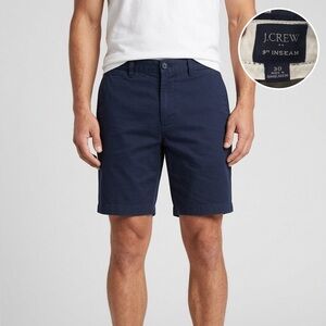 J. Crew Men's Navy Flat Front Shorts